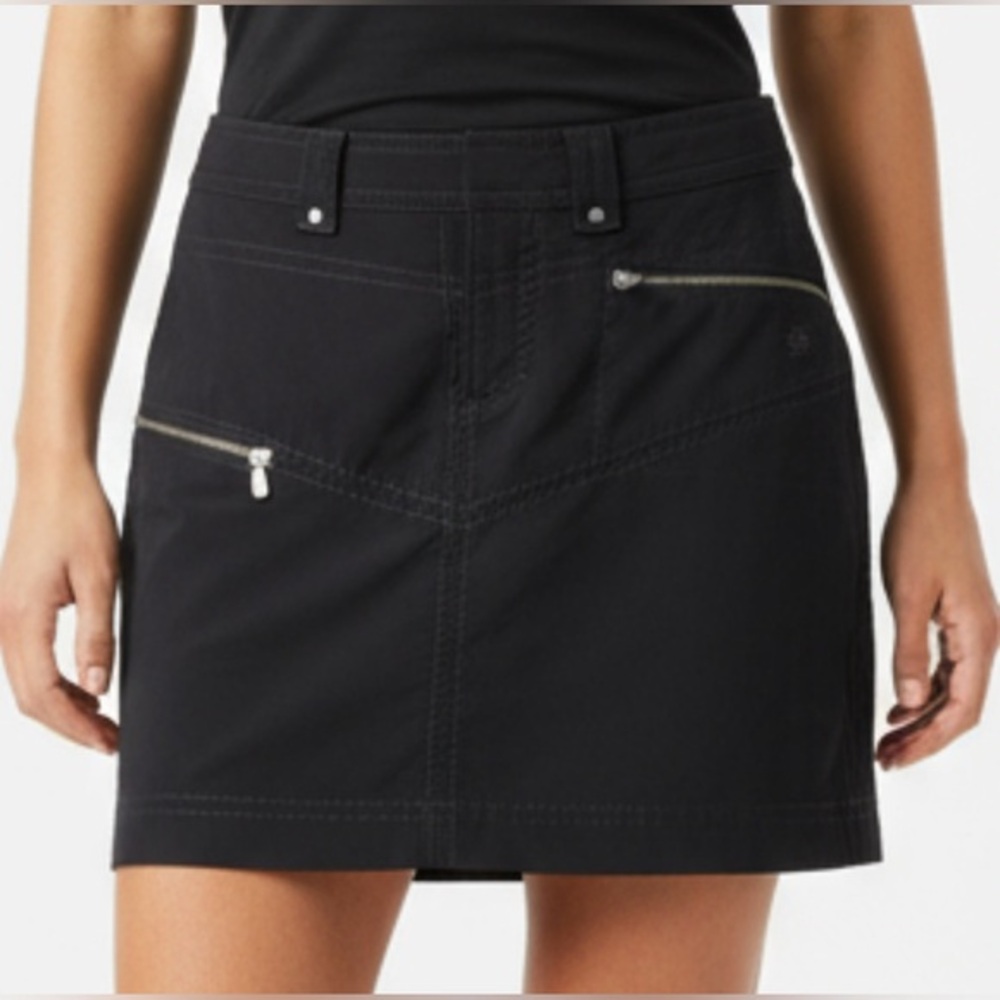 Athleta Tear Away B4 U Play Black Hiking Skirt 2